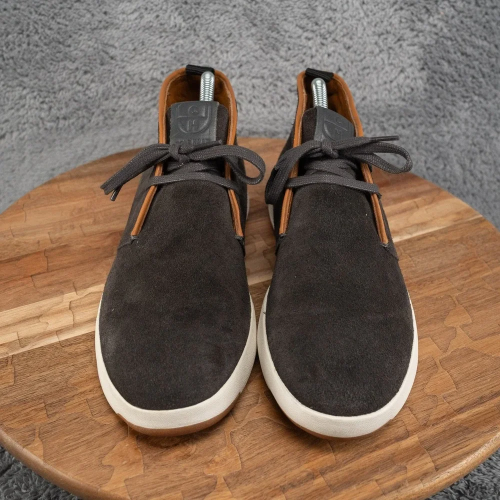 Mens 7 M Cole Haan Grand Pro Chukka Boot Brown Suede Leather Low Sneaker C24661